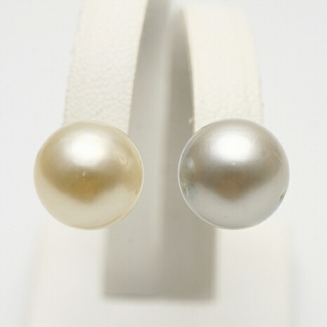 楽天市場】南洋白蝶/アコヤ真珠パールピアス 2ヶ付 10mm/7.0-7.5