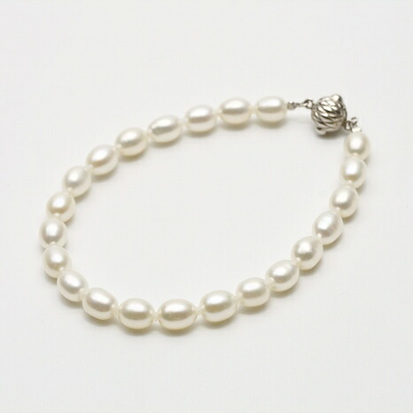 休日限定 楽天市場】アコヤ真珠パールブレスレット ブルー 4.5-5.0mm アクセサリー