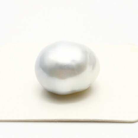 南洋白蝶真珠パールルース 両穴 16×14mm シルバーカラー|真珠倶楽部