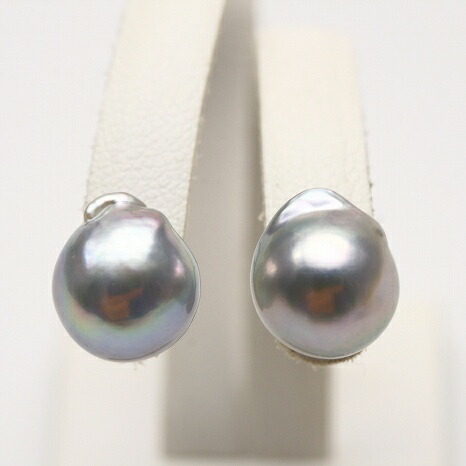 アコヤ真珠パールピアス　9.0-9.5mm　ナチュラルカラー　K14WG製 アコヤ真珠パールピアス 9.0-9.5mm ナチュラルカラー K14WG製