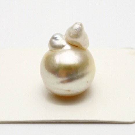 南洋白蝶真珠パールルース　20&times;14mm　ナチュラルゴールドカラー｜真珠倶楽部