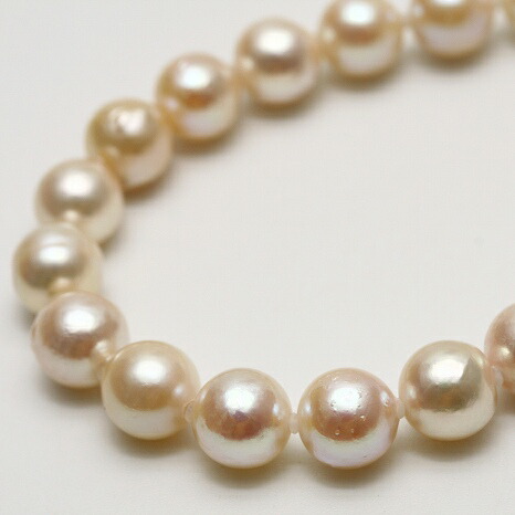 楽天市場】アコヤ真珠パールネックレス 9.0-9.5mm グレーカラー : 真珠