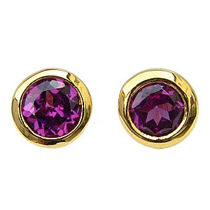 【ただいまポイント10倍中】ガーネット ピアス ガーネットピアス スタッドピアス 18金 k18 18k イエローゴールド 一粒 シンプル 1月誕生石 送料無料 レディース メンズ ユニセックス 男女兼用 ジェンダーレス 普段使い ギフト ジュエリー 卒入学 母の日