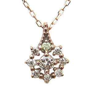 【ただいまポイント10倍中】ネックレス ペリドットネックレス ダイヤモンドネックレス ピンクゴールド k18 18k 18金 ペリドット ダイヤモンド 8月誕生石 4月誕生石 送料無料 レディース メンズ 人気 おすすめ プレゼント ギフト ジュエリー 卒業 入学