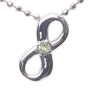 【ただいまポイント10倍中】ネックレス ペリドットネックレス ペリドット ネックレス ラッキーナンバー8 NO.8 ペンダント k18 18k 18金 ホワイトゴールド 8月誕生石 送料無料 ユニセックス 男女兼用 人気 おすすめ プレゼント ギフト ジュエリー 決算 セール｜パールジュエリー専門店 真珠の杜