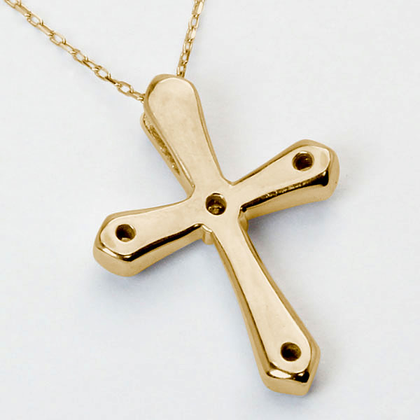 クロスネックレス 十字架ネックレス ダイヤモンドネックレス