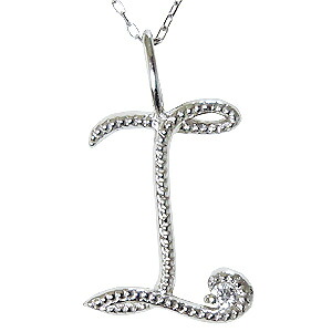 【ただいまポイント10倍中】イニシャルI ペンダントネックレス ダイヤモンド 0.01ct k18 ホワイトゴールド 送料無料 人気 おすすめ カジュアル トレンド プレゼント ギフト ジュエリー 卒入学 母の日 50,700円