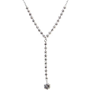 【ただいまポイント10倍中】ダイヤモンド ネックレス ダイヤモンドネックレス ペンダント ダイヤ 0.15 k18 18k 18金 ホワイトゴールド Yチェーン 送料無料 人気 おすすめ カジュアル プレゼント ギフト ジュエリー 卒入学 母の日