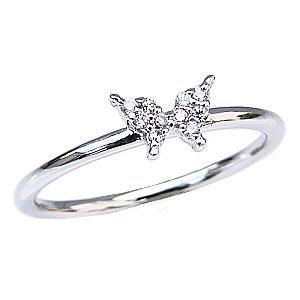 信頼 蝶モチーフ ダイヤモンドリング ピンキーリング ダイヤモンド指輪 バタフライ 蝶々ちょうちょ カジュアル アクセサリー ジュエリー 人気 おすすめ トレンド プレゼント ギフト 記念日 母の日 早割 パールジュエリー専門店 真珠の杜 レビューで送料無料 Www