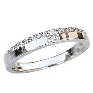 【ただいまポイント10倍中】ダイヤモンドリング ハーフエタニティリング ダイヤモンド 0.13ct 指輪 プラチナ pt900 送料無料 人気 おすすめ カジュアル トレンド プレゼント ギフト ジュエリー ボーナス セール｜パールジュエリー専門店 真珠の杜 119,000円
