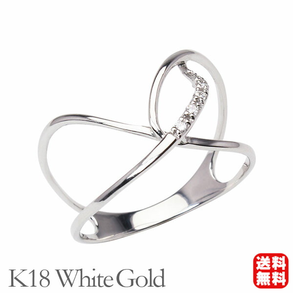 【ただいまポイント10倍中】ダイヤモンド リング k18 18金 18k ホワイトゴールド ダイヤリング ダイヤ 0.03カラット 送料無料 レディース 普段使い カジュアル 4月誕生石 プレゼント ギフト ジュエリー 決算 セール|パールジュエリー専門店 真珠の杜