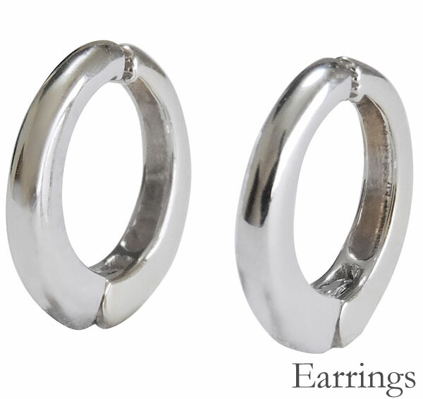 注目ブランド ポイント アップ イヤリング ノンホールピアス イヤーカフ イヤーカフス はさむ 穴なし ノーホール 内径縦約9mm 自由開閉式 円型 ピアス風 イヤリング K18ホワイトゴールド レディース 普段使い アクセサリー 人気 おすすめ プレゼント ギフト 記念日