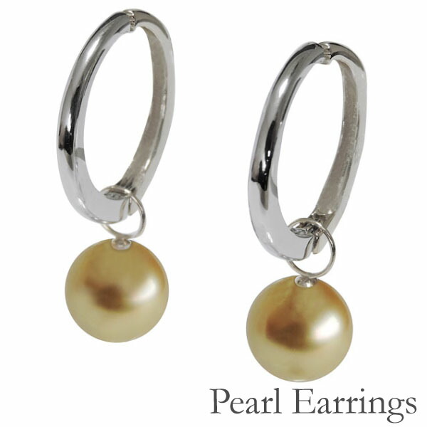 超美品 楽天市場 イヤリング ノンホールピアス イヤーカフ イヤーカフス はさむ 穴なし ノーホール ピアス風 イヤリング 自由開閉式 円型 南洋白蝶真珠 10mm K10ホワイトゴールド レディース ゆれる ぶら下がり 送料無料 普段使い 人気 おすすめ ギフト 母の日