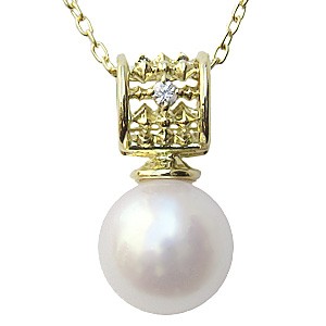 【ただいまポイント10倍中】ペンダントトップ ダイヤ ネックレスペンダント あこや真珠パール k18ゴールドネックレス ダイヤモンド 人気 おすすめ カジュアル トレンド プレゼント ギフト ジュエリー 卒業 入学