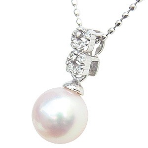 【ただいまポイント10倍中】ペンダントトップ ネックレスペンダント あこや真珠パール pt900プラチナネックレス ダイヤモンド 人気 おすすめ カジュアル トレンド プレゼント ギフト ジュエリー 卒業 入学