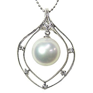 激安通販の パール ペンダントトップ ダイヤ 南洋真珠パール K18ホワイトゴールドネックレス ダイヤモンド アクセサリー ジュエリー 人気 おすすめ ウエディング カジュアル トレンド プレゼント ギフト 記念日 母の日 早割 希少 Qchfoundation Ca
