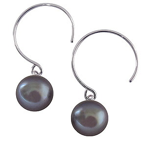 【ただいまポイント10倍中】パールピアス 18金 パール ピアス 18k 18k 普段使い フープ あこや本真珠 パープル染色 8mm k18 ホワイトゴールド ペア 外径15mm ゆれる ぶら下がり 送料無料 品質保証書付 おすすめ プレゼント ギフト ジュエリー ボーナス セール｜パールジュエリー専門店 真珠の杜