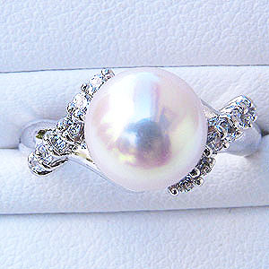 楽天市場】【ポイント10倍 10/2 9:59まで】パール リング プラチナ