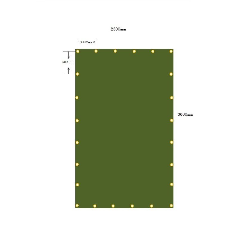 21最新作 国産 厚手トラックシート ストロング万能シート 2t車用 ２号 2 3ｍ 3 5ｍ ビニロンエステル ゴムロープ付 荷台防水カバ シ ト Qdtek Vn
