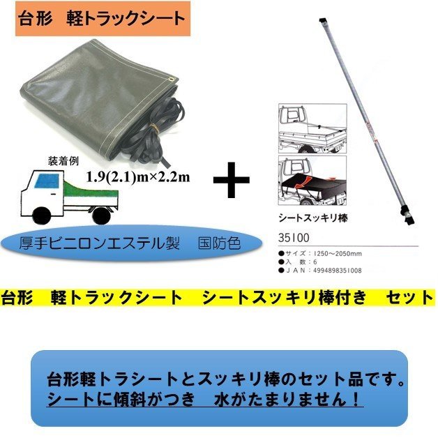 国産 部厚い台形レースコース腰かけ シートすっきり棒切一揃い気韻 軽トラ使所 スー荷縄類い 横斜型 雨合羽埋めるシート ビニロンエステルキャンバス トラック幌 平 国防色調 国産厚手の傾斜種類の荷台シートでレーンがたまり早熟ん Damienrice Com