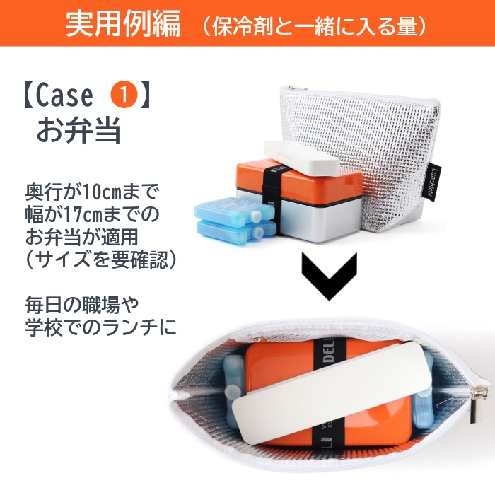 【全品ポイント5倍!! ★9/30(水)限定】【Lunchichi 公式店】 ★令和のベストヒット大賞受賞★ 保冷バッグ 小さめ お弁当 強力 ランチバッグ 保冷 お弁当袋 アルミ 保冷ポーチ クーラーバッグ 小型 お弁当 おにぎりケース 2点セット/4点セット 送料無料