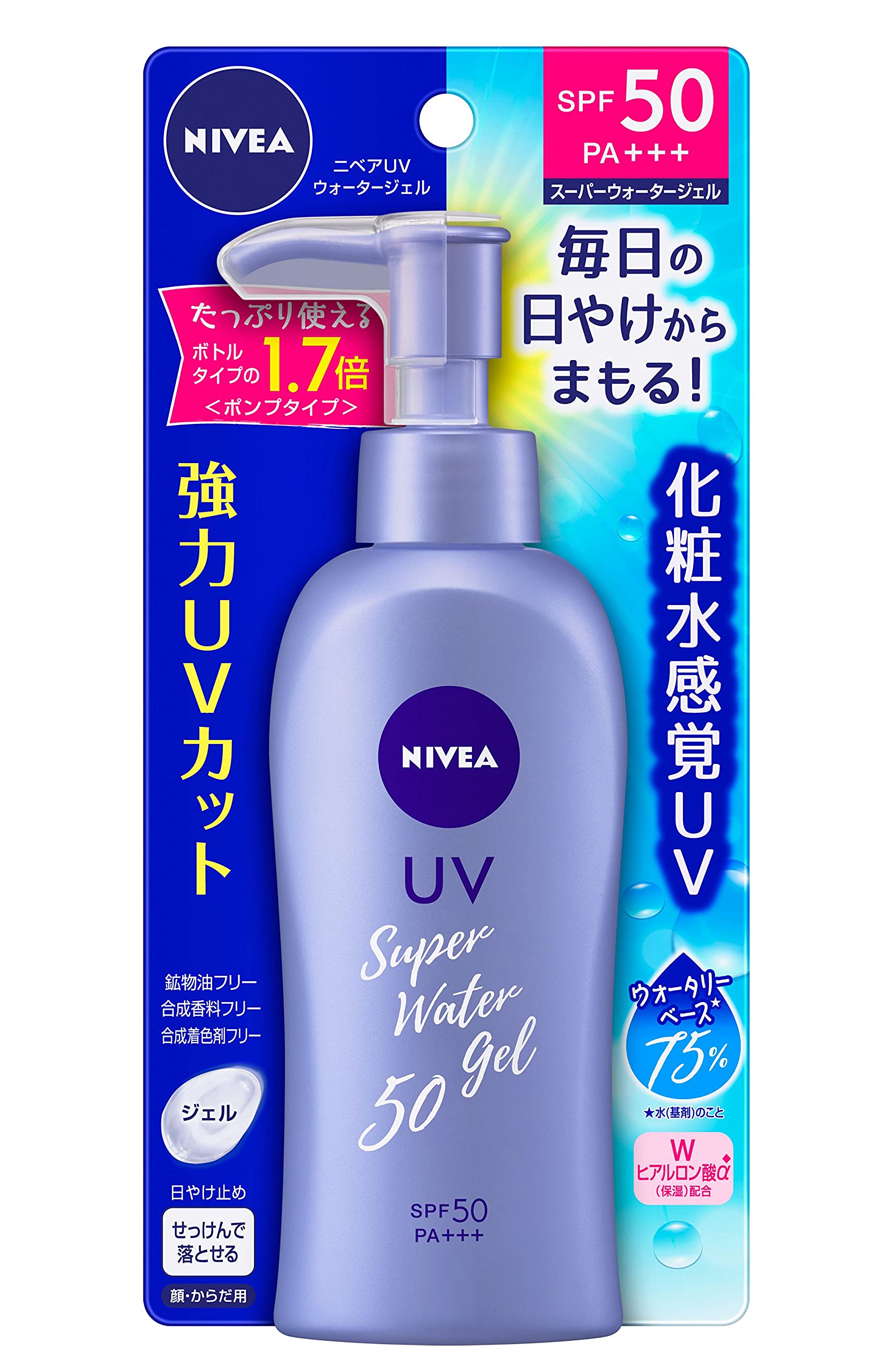 楽天市場】ニベアサン プロテクトウォータージェル SPF50/PA+++