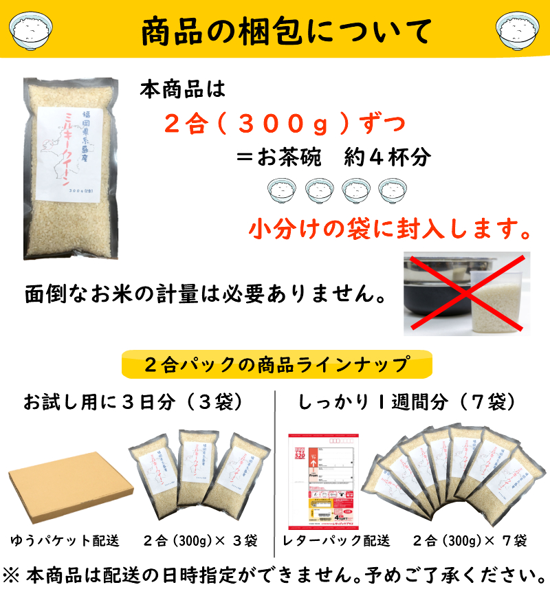 【楽天市場】新米 令和3年 【送料無料】 糸島の米 2合(300g)×3袋 福岡県糸島産 令和3年産 [免疫力アップ／玄米・分づき精米対応可