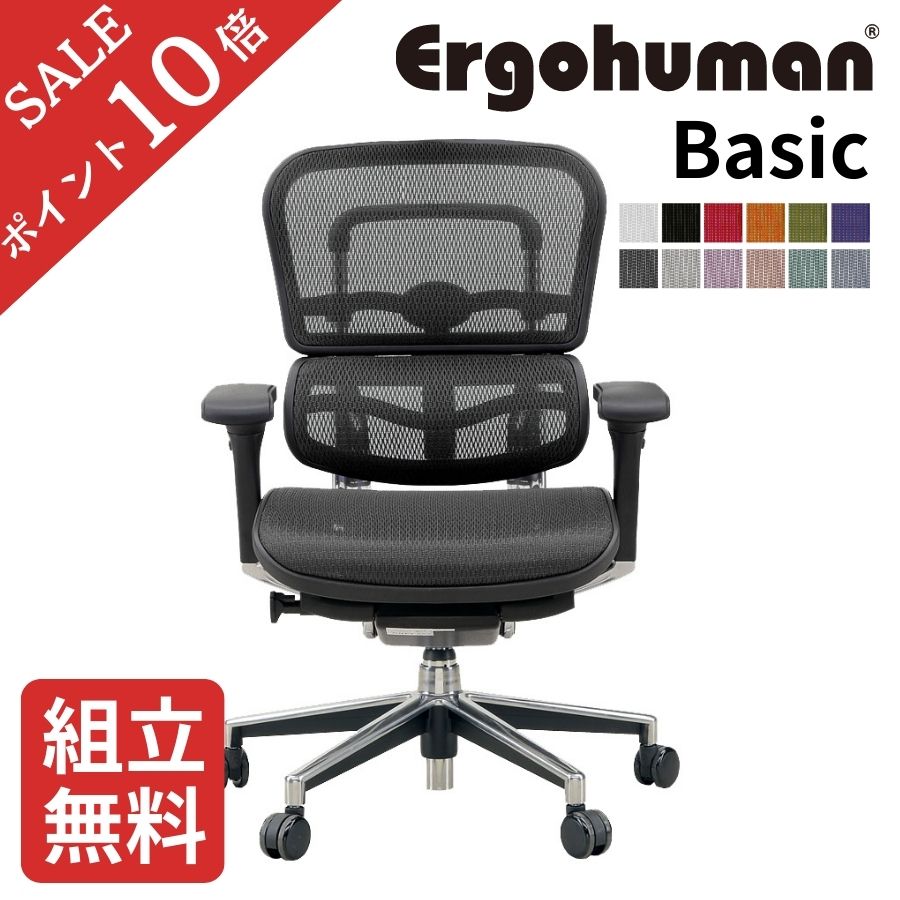 新作続 Ergohuman ENJOY エルゴヒューマン エンジョイ EJ-LAM F GN KMD