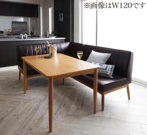 晩ご飯仕掛ける（時刻表\u0026長椅子） モダンデザインリビングダイニングセット 3人 3点仕掛ける(時刻表+長椅子1脚+手長椅子1脚) 左手 W150