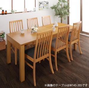 生活様式に合わせて使える 3座標軸伸縮ハイバックチェアダイニング 6人 7点仕掛ける(時刻表+女性議長6脚) W120-180