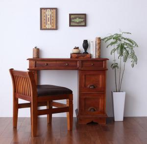 楽天市場】幅90cm書斎デスク アジアン家具 コロニアル様式 おしゃれ