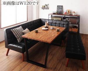 晩ご飯仕掛ける（時刻表\u0026長椅子 長椅子） 古木風 ヴィンテージ 喫茶店表現スタイル リビング晩ご飯 5人 4点仕掛ける(時刻表+長椅子1脚+手長椅子1脚+長椅子1脚) 右手 W150