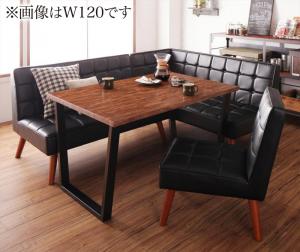 晩ご飯仕掛ける（時刻表\u0026長椅子 女性議長） 古木風 ヴィンテージ 喫茶店表現スタイル リビング晩ご飯 4人 4点仕掛ける(時刻表+長椅子1脚+手長椅子1脚+女性議長1脚) 右手 W150