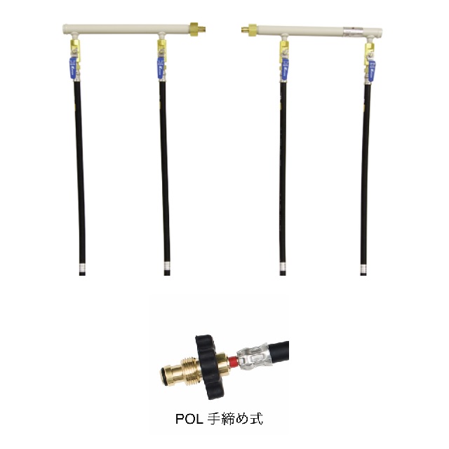 桂精機 PTB4SB-OH-AD ねじ込み式寄りあつまる管 テンション式手総締め導管付き添い人 2+2 4本立て