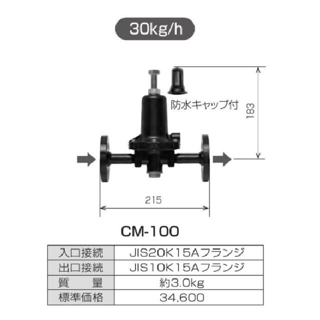 ITO CM-100 LPガス 30kg/h 二段式一次用 調整器｜シンキ