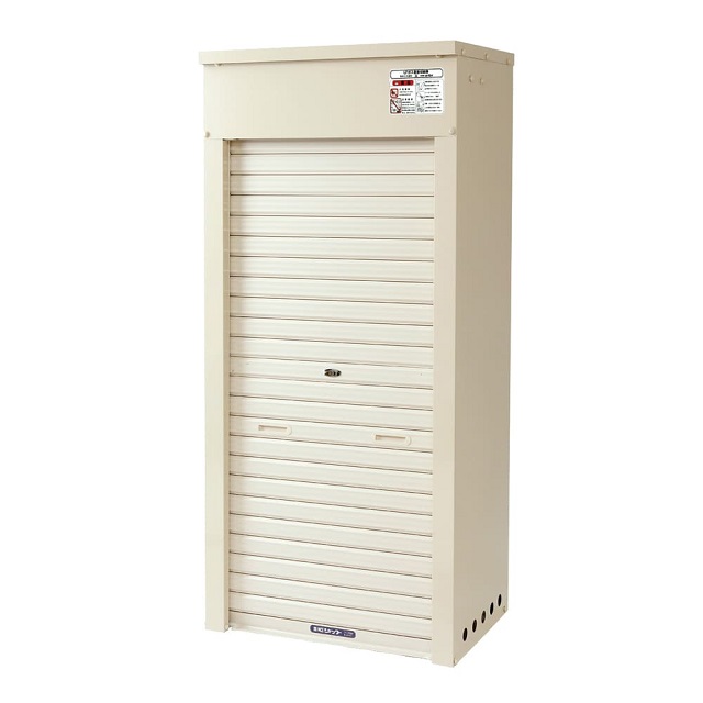 ホクエイ【LPガス容器収納庫】ボンベック BN-100ST-OB 乙種防火仕様 50キロ容器2本用（法人・荷受者必須・メーカー指定運送会社引取り可能）