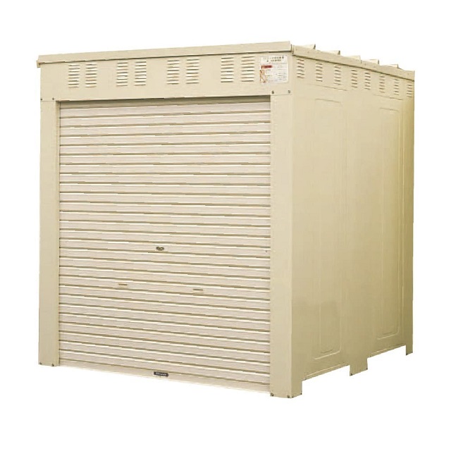 ホクエイ【LPガス容器収納庫】ボンベック BN-800D-OB 乙種防火仕様 50キロ容器16本用（法人・荷受者必須・メーカー指定運送会社受取りも可能。）