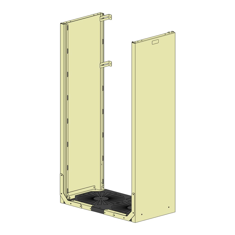 【楽天市場】ホクエイ【パネルティー隔壁パネル】PTS-50IWT 50キロ容器 隔壁両サイド用（法人・荷受者必須限定）：シンキ
