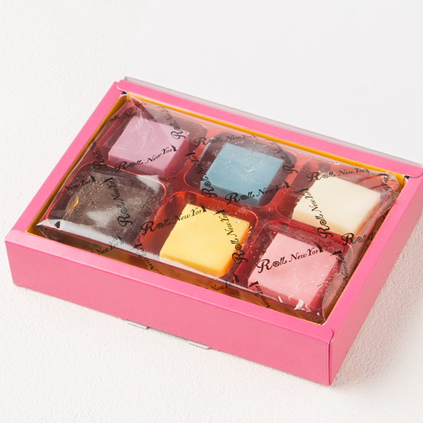 楽天市場 Rolls New York Colorful Chocolate 6 カラフル チョコレート 6個 新杵堂 チョコ フレーバー 洋菓子 ギフト お土産 新杵堂公式オンラインショップ