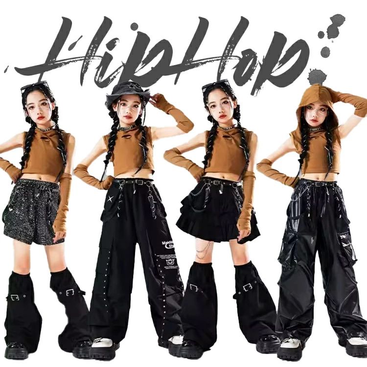 楽天市場】ダンス キッズ 女の子 レザー ヒップアップ スパンコール 黒