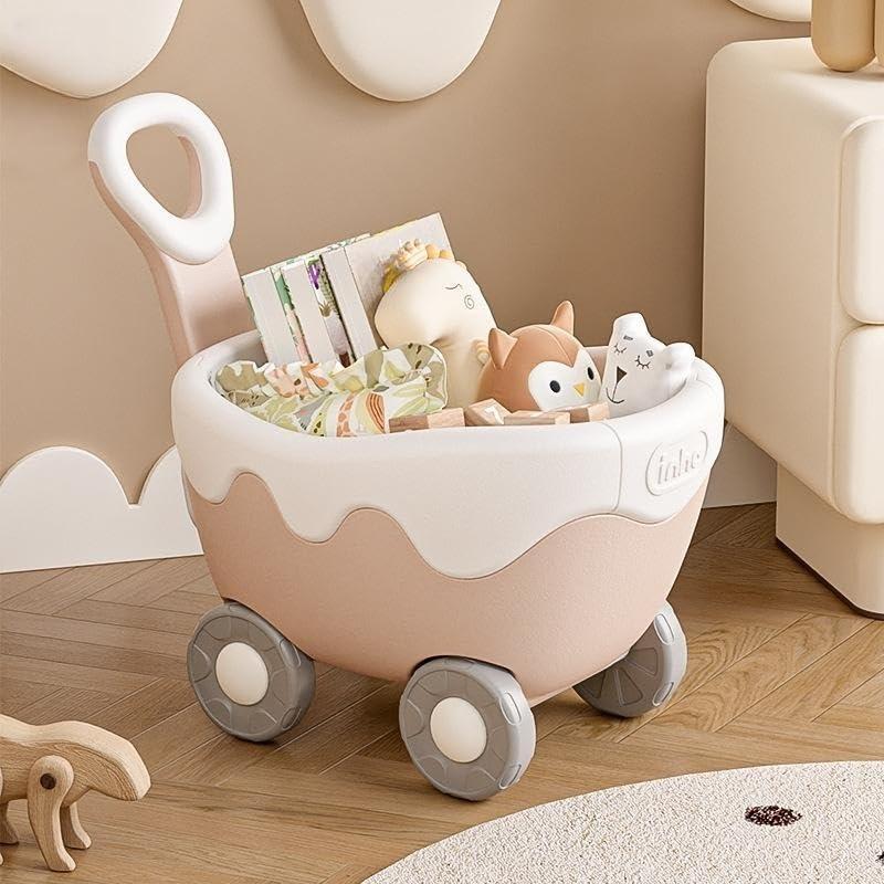 手押し車 赤ちゃん. クリームのワゴン おもちゃ箱 ボックス 手押し車 赤ちゃん キッズワゴン ベビーウォーカー ワゴントイ おもちゃ収納 つかまり立ち 知育玩具