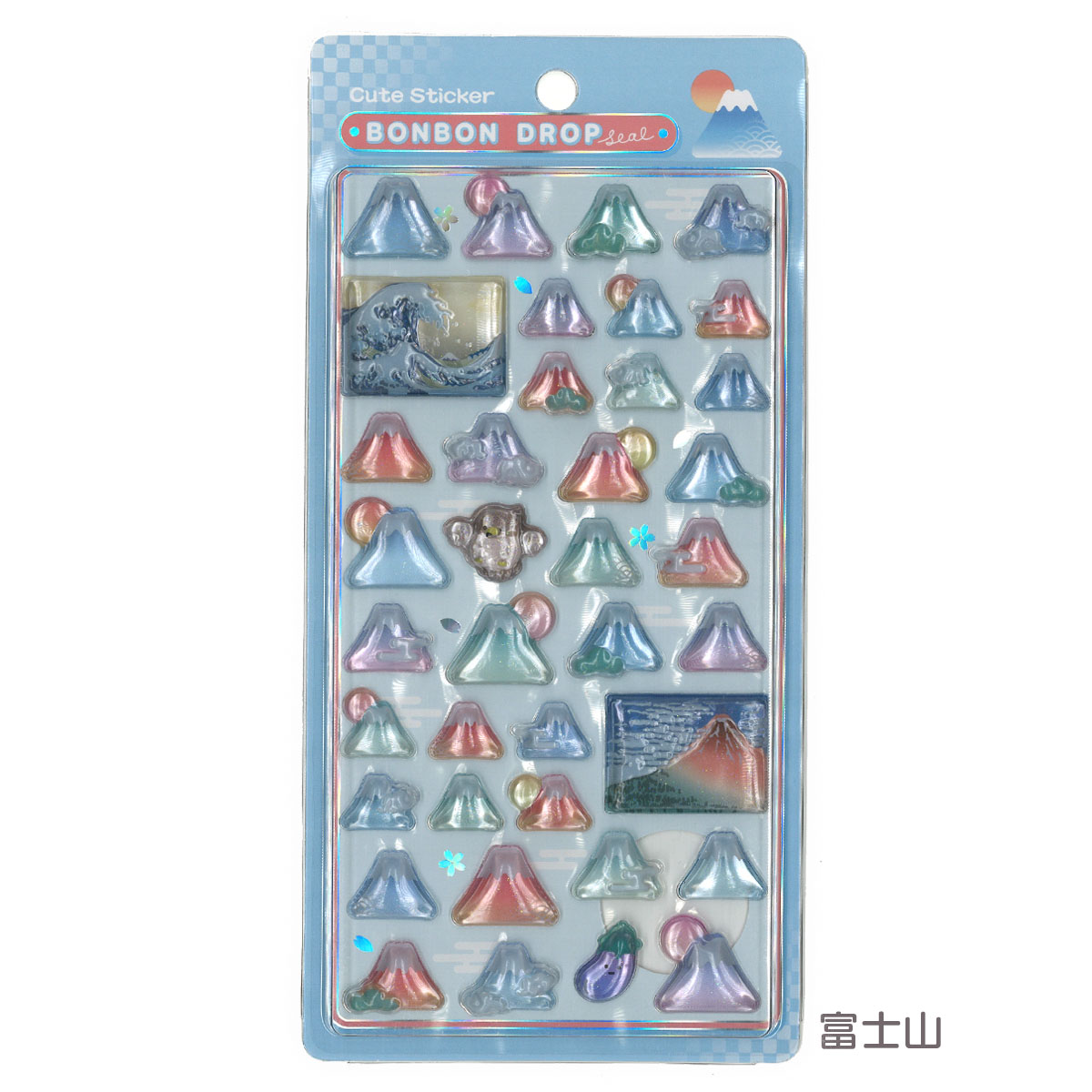 正規品】【2-3営業日出荷】ボンボンドロップシール 和柄 富士山 / 桜
