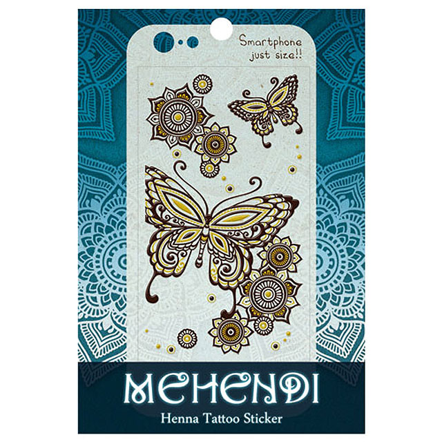 楽天市場 蒔絵シール 転写シール Mehendi メヘンディ ヘナタトゥーステッカー 孔雀と羽根 ブラウン 追跡可能メール便送料無料 携帯シール スマホシール 携帯デコレーションシール スマホシールシール Iqos アイコス しのびや楽天市場店