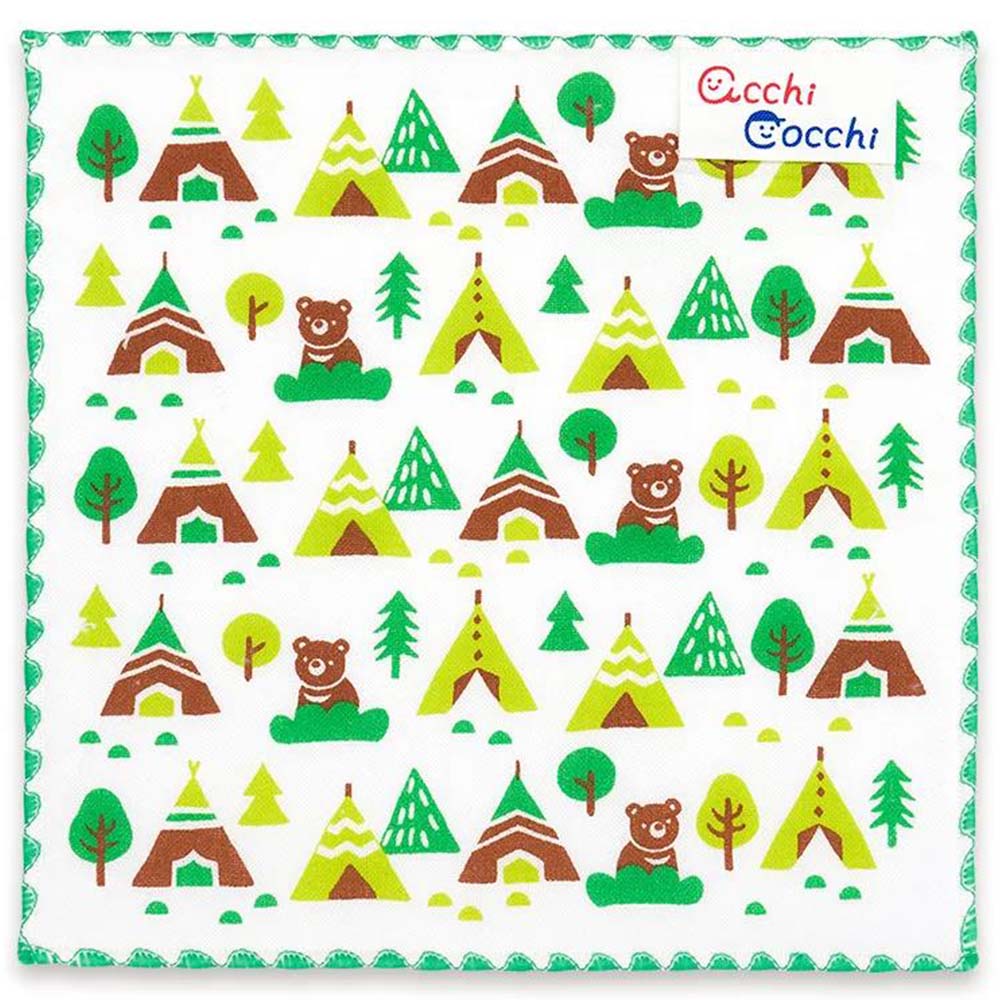 【ハンカチ】子供ハンカチ あっちこっち acchi cocchi キャンプ 02933 sps画像