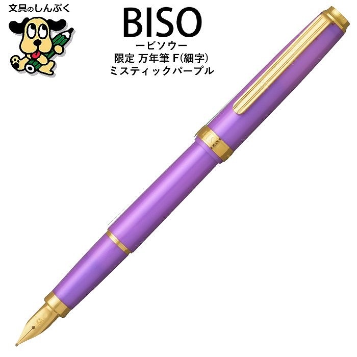 限定モデル 万年筆 BISO ビソウ ミスティックパープル F細字 PTL-15000 ＃28-2 プラチナ万年筆