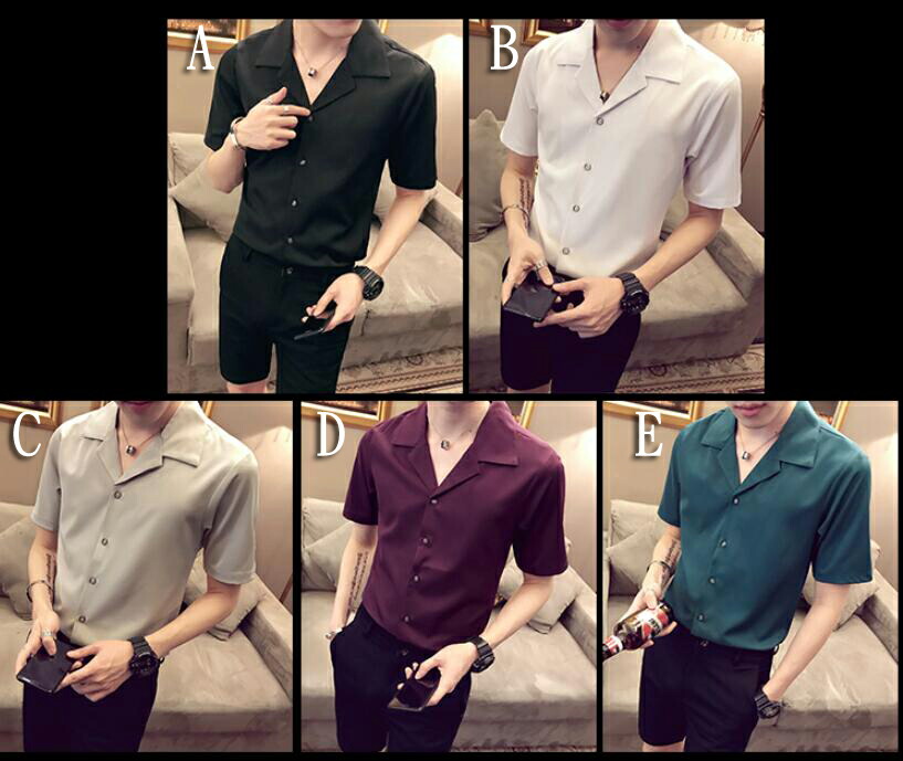 お手頃価格 夏シャツ ノーアイロン おしゃれ 半袖シャツ 新着 メンズ 5つ色 無地柄 ストレッチ スーツシャツ 結婚式 演出 通勤通学 ビジネス 折り襟 シングルブレストシャツ トップス 肌触り良い 吸湿 通気良い 快適 セレモニー フォマール スリム 細身タイプ M 3xl Www