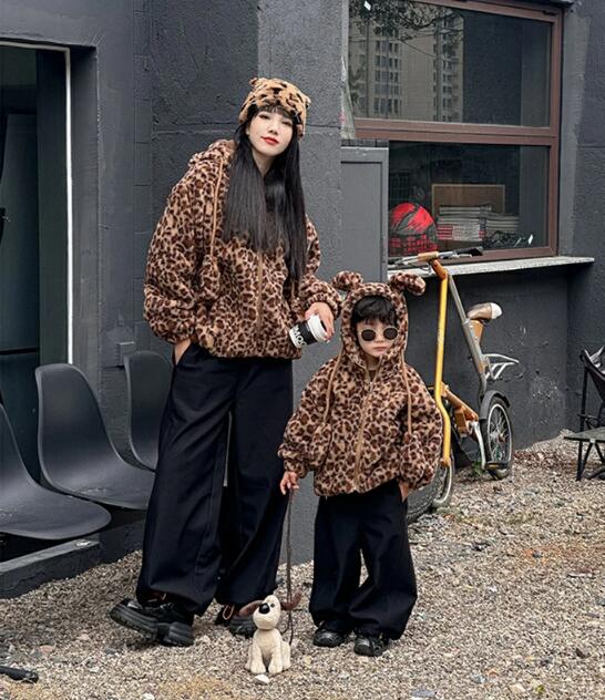 親子コート ペア 親子ペアルック ボアコート レディース キッズ ロング丈 裏起毛 厚手 ふわもこ 秋冬 アウター 立ち襟 防寒 おしゃれ かわいい ベージュ 130 140 150 S M imgrc0116062605.jpg