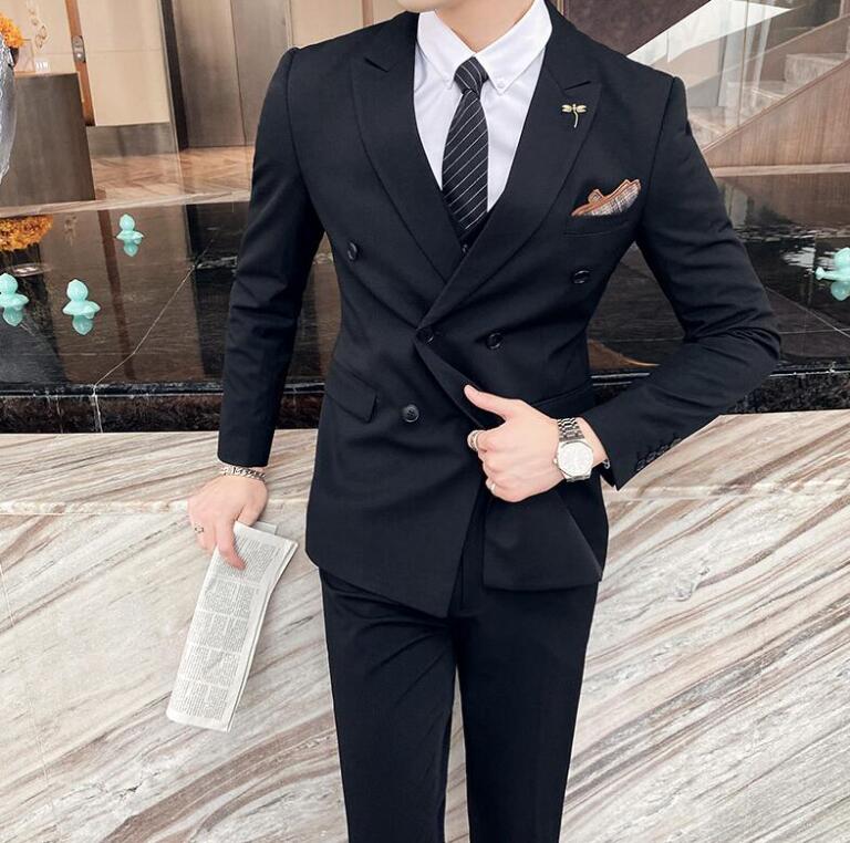 貨物輸送無料  スタイリッシュスーツメンズスーツ 成人男性服 婚礼の儀背広 上下仕掛ける 2点仕掛ける ユニフォーム セットアップ フォーマルスーツ 心地好い背広 商行為背広 卒式 はいり込む式 上衣+ズボン下 6色 成人男性 進行係り 通い 出張 M/L/XL/2XL/3XL スーツ・セットアップ-メンズファッション-スーツ