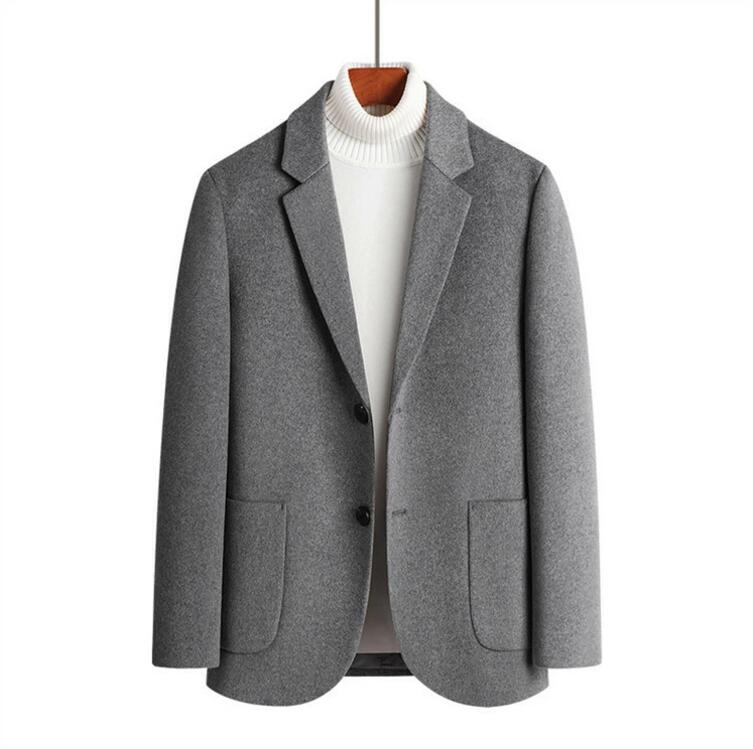送料無料 ウール テーラードジャケット メンズ コート ブレザー テーラード 春 春服 秋冬 ビジネス スーツジャケット 羊毛 紳士服 フォーマル ビジネスジャケット ビジネスコート テレワーク ジャケット カジュアル おしゃれ