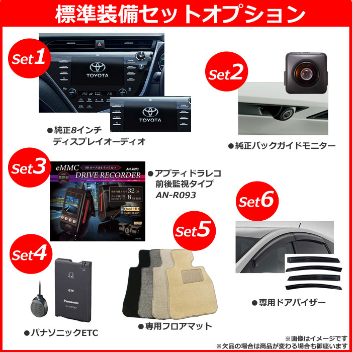 こちらの新車にはコチラのお得なオプションが標準装備されてます!